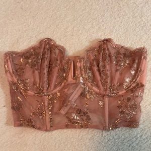 Victoria’s Secret Sheer Corset Bralette 34C